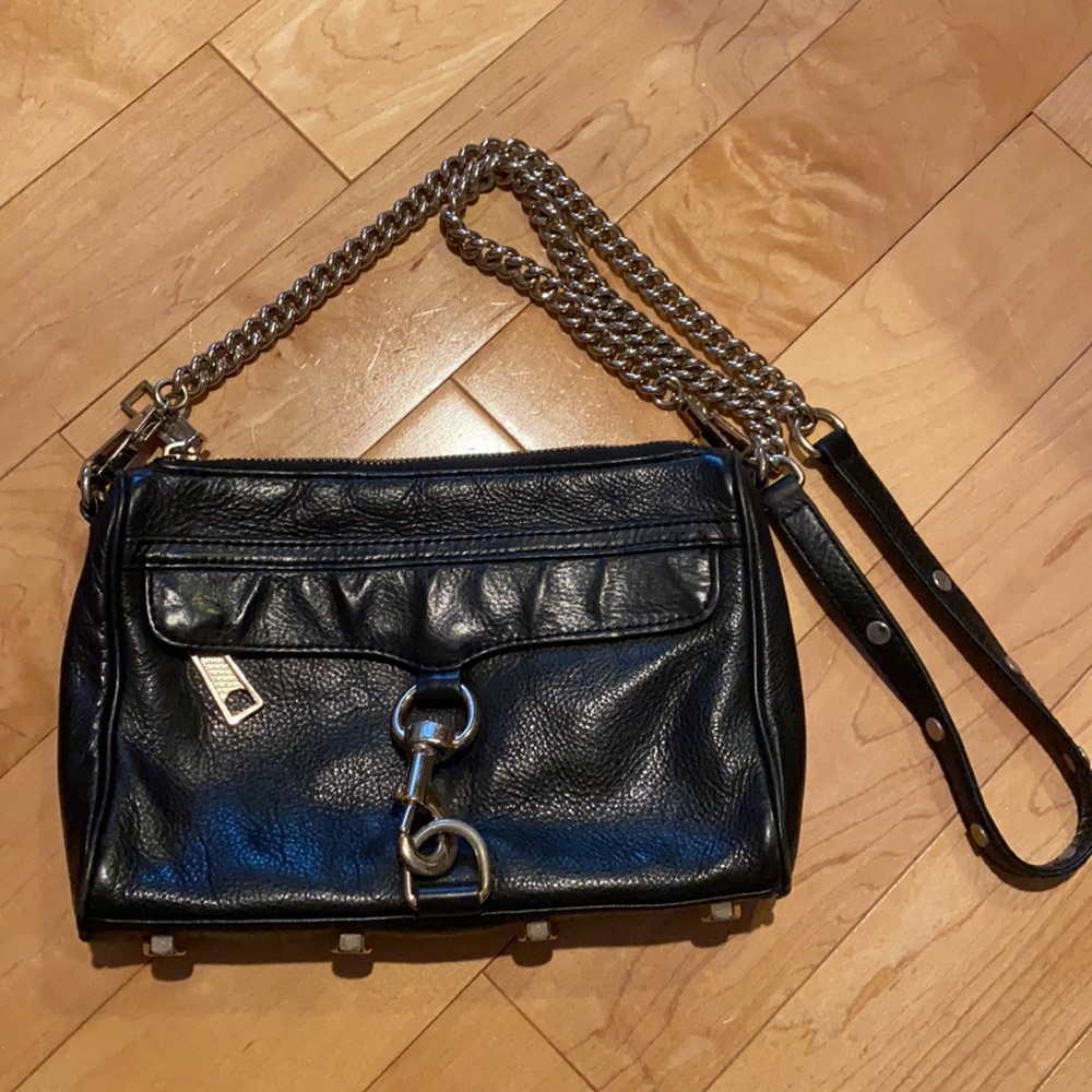 Rebecca minkoff mini Mac crossbody black leather